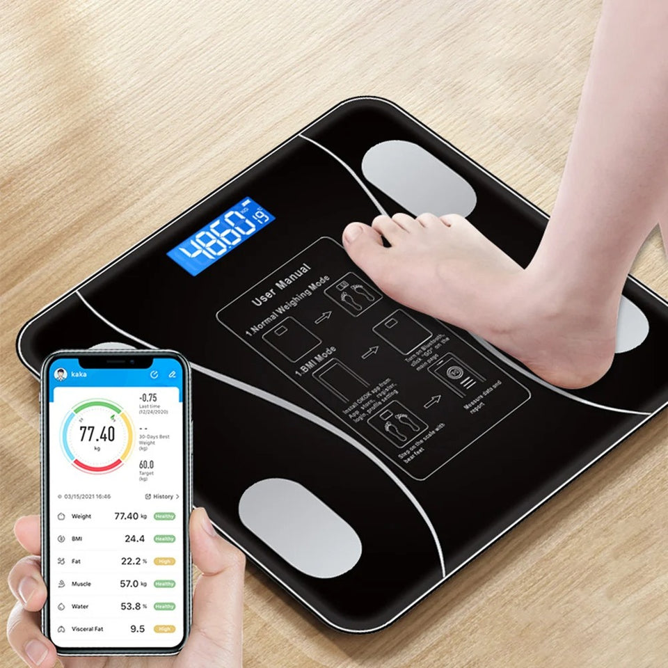 Smart Wireless Bluetooth Digital Weight Scale 180 kg